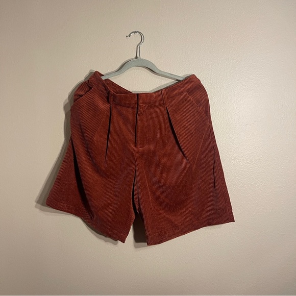 Vintage Corduroy Blazer and Short Suit in Rust Future Collective NWOT - Picture 4 of 7